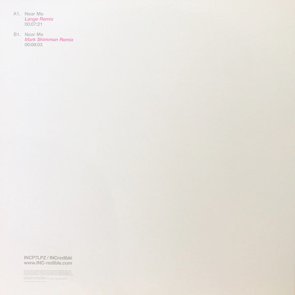 Smudge & Smith : Near Me (12", Promo)