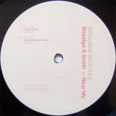 Smudge & Smith : Near Me (12", Promo)