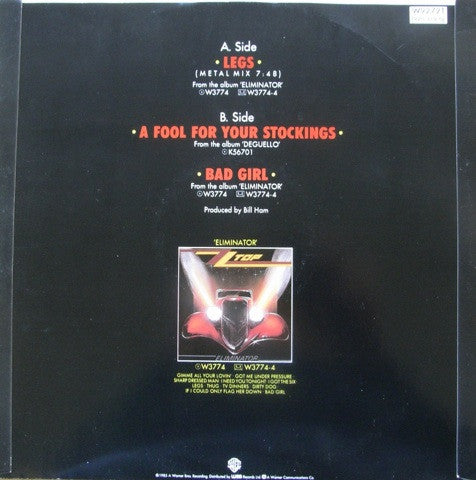 ZZ Top : Legs (Metal Mix) (12", Single)