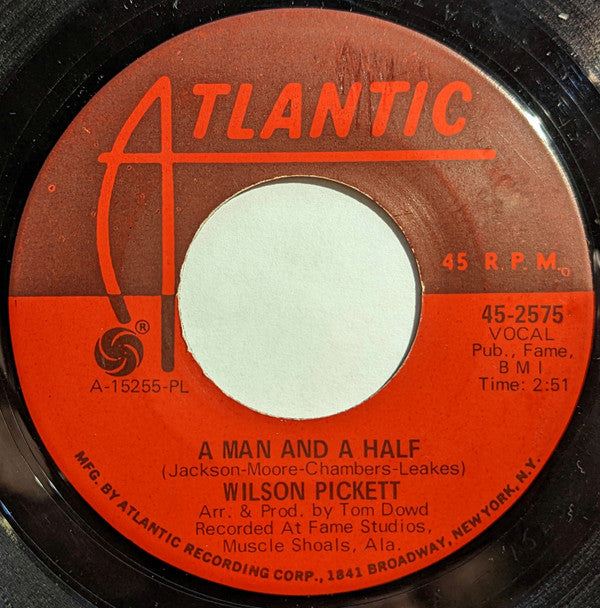 Wilson Pickett : A Man And A Half / People Make The World (What It Is) (7", Single, PL )