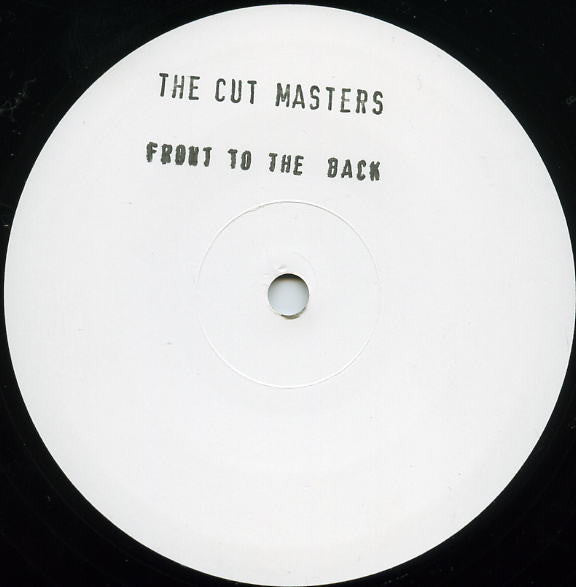 Cut Masters : Front To The Back (12", W/Lbl, Sta)