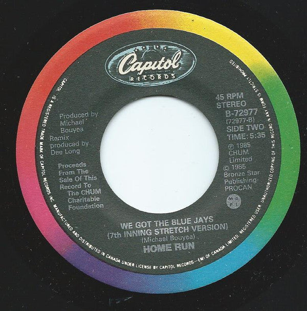 Home Run : We Got The Blue Jays (7")