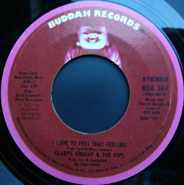 Gladys Knight And The Pips : Baby, Don't Change Your Mind / I Love To Feel That Feeling (7", Single)