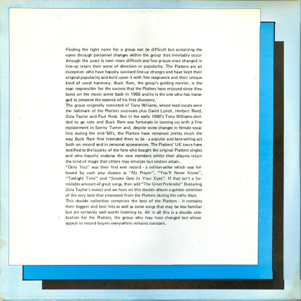 The Platters : The Platters Collection (2xLP, Comp, Gat)
