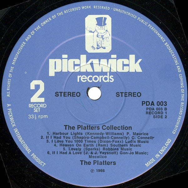 The Platters : The Platters Collection (2xLP, Comp, Gat)
