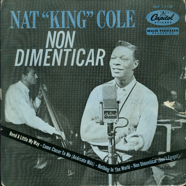 Nat King Cole : Non Dimenticar (7", EP)