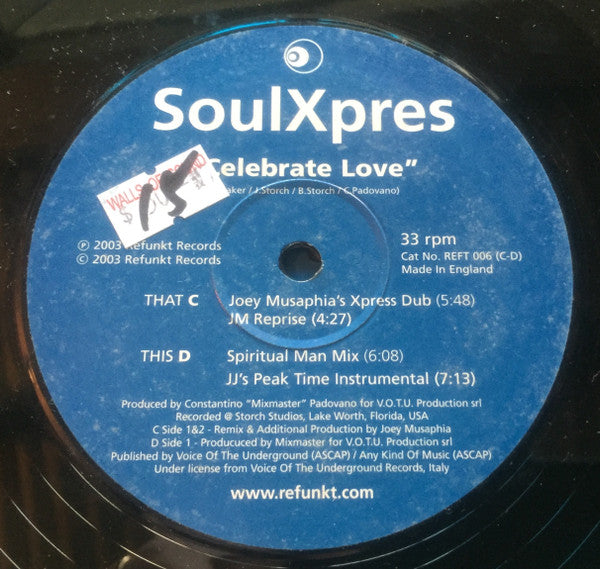 Soulxpres : Celebrate Love (2x12")