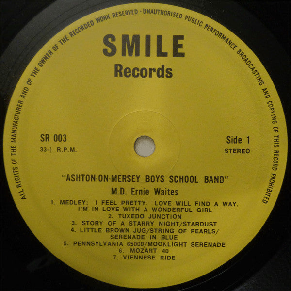 Ashton-On-Mersey Youth Showband : Ashton-On-Mersey Phantisick Finominall Treemandus Nice Band (LP)