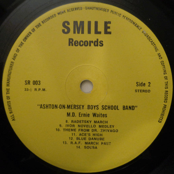 Ashton-On-Mersey Youth Showband : Ashton-On-Mersey Phantisick Finominall Treemandus Nice Band (LP)