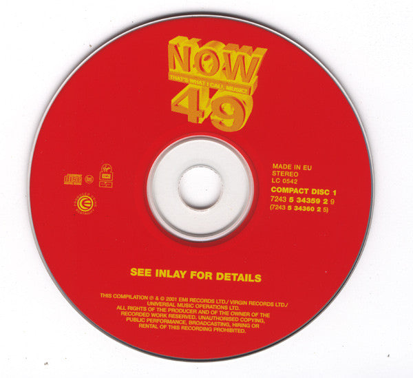 Various : Now That's What I Call Music! 49 (2xCD, Comp, UK )