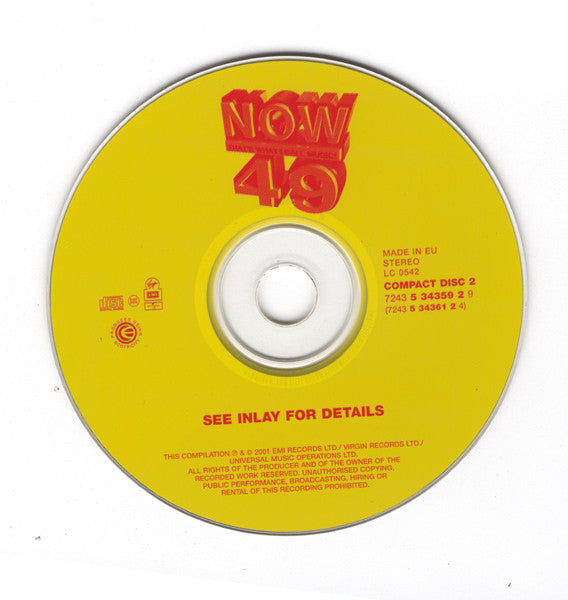 Various : Now That's What I Call Music! 49 (2xCD, Comp, UK )