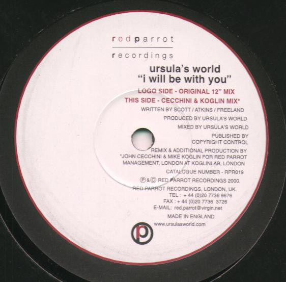 Ursula's World : I Will Be With You (12")