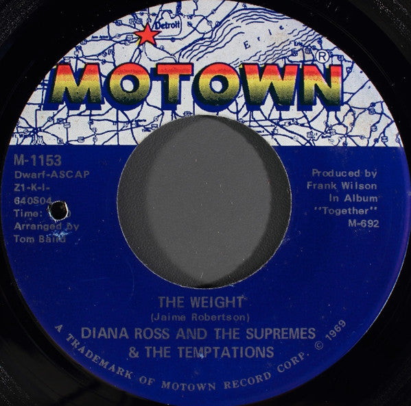The Supremes And The Temptations : The Weight (7", Single, Ame)