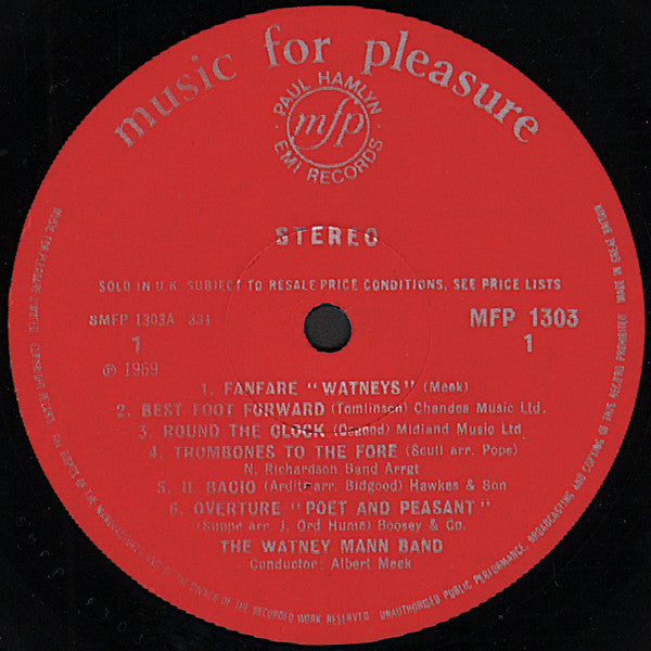 The Watney Mann Band : What We Want Is Watneys Silver Band (LP)