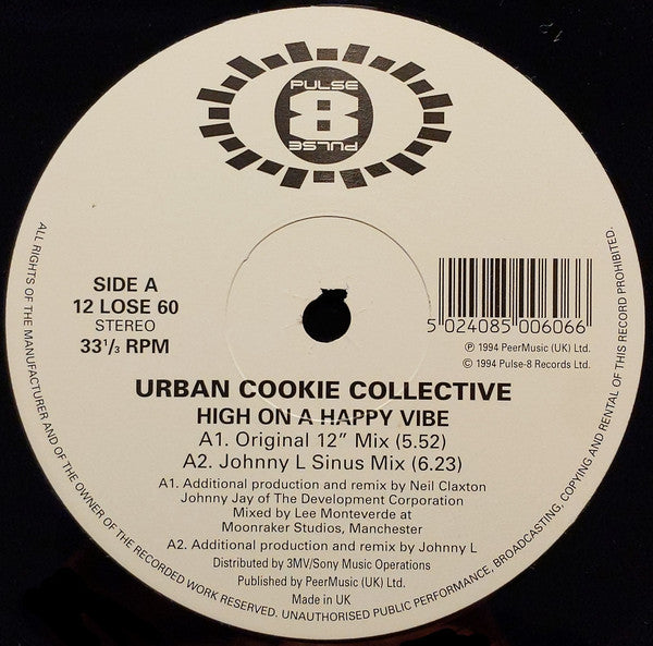 Urban Cookie Collective : High On A Happy Vibe (12", Single)