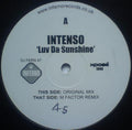 Intenso Project : Luv Da Sunshine (12", Promo)