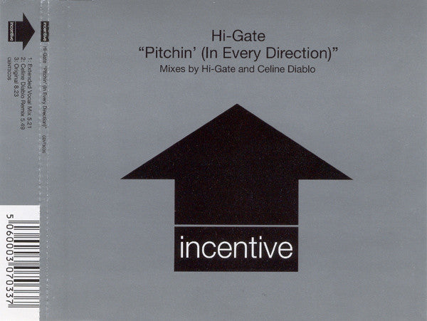 Hi-Gate : Pitchin' (In Every Direction) (CD, Single)