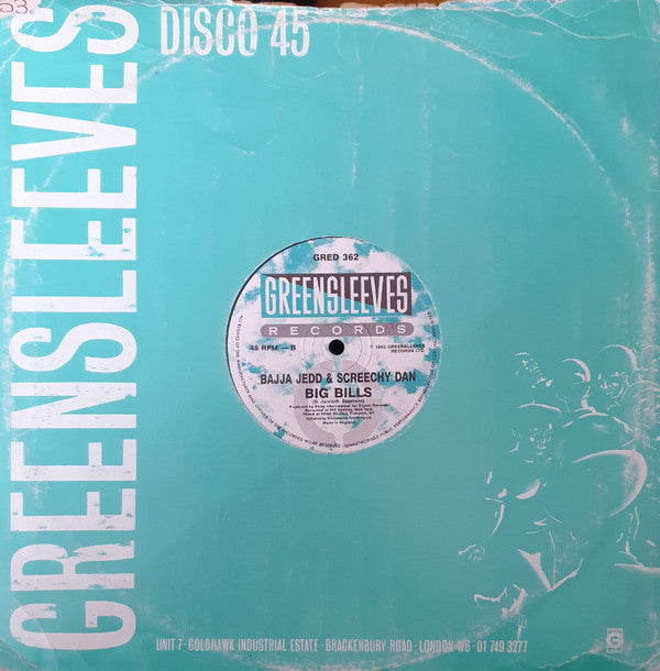 Bajja Jedd : Bed Work Sensation / Big Bills (12")