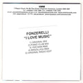 Fonzerelli : I Love Music (CDr, Promo)