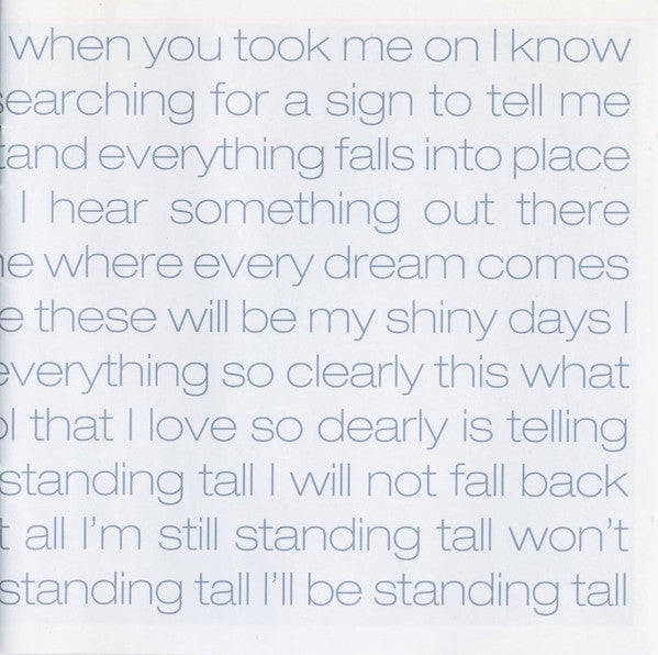 Kym Marsh : Standing Tall (CD, Album, S/Edition)