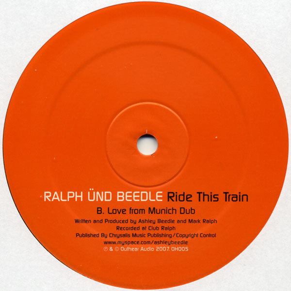 Mark Ralph Ünd Ashley Beedle : Ride This Train (12")