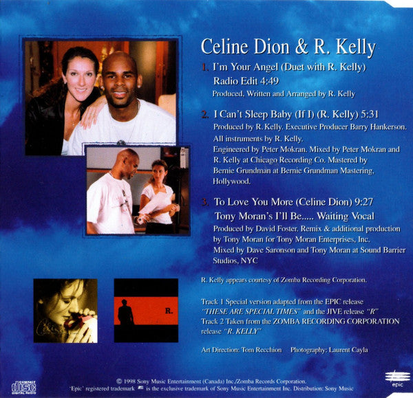 Céline Dion & R. Kelly : I'm Your Angel (CD, Single, CD1)