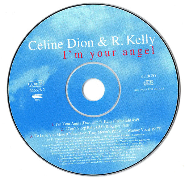Céline Dion & R. Kelly : I'm Your Angel (CD, Single, CD1)