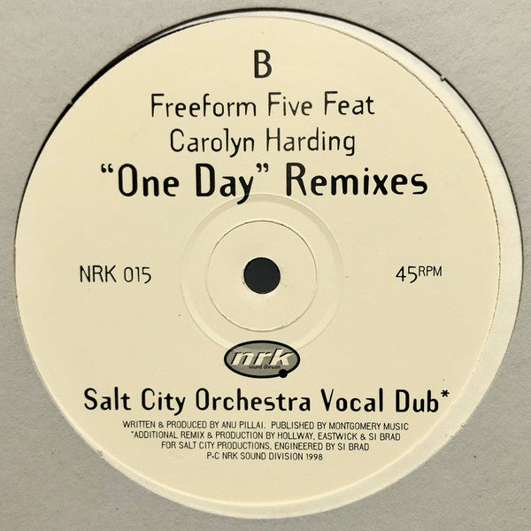Freeform Five Feat. Carolyn Harding : One Day (Remixes) (12")