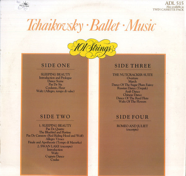 Pyotr Ilyich Tchaikovsky - 101 Strings : Ballet Music (2xLP, Album, Mono)