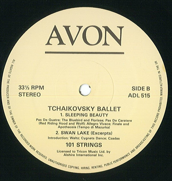 Pyotr Ilyich Tchaikovsky - 101 Strings : Ballet Music (2xLP, Album, Mono)