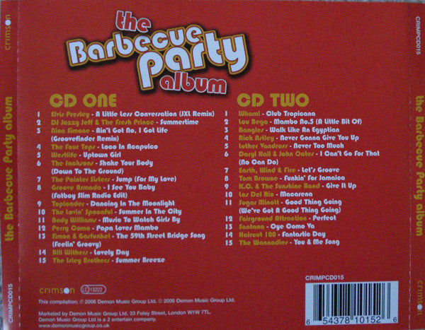 Various : The Barbecue Party Album (2xCD, Comp)