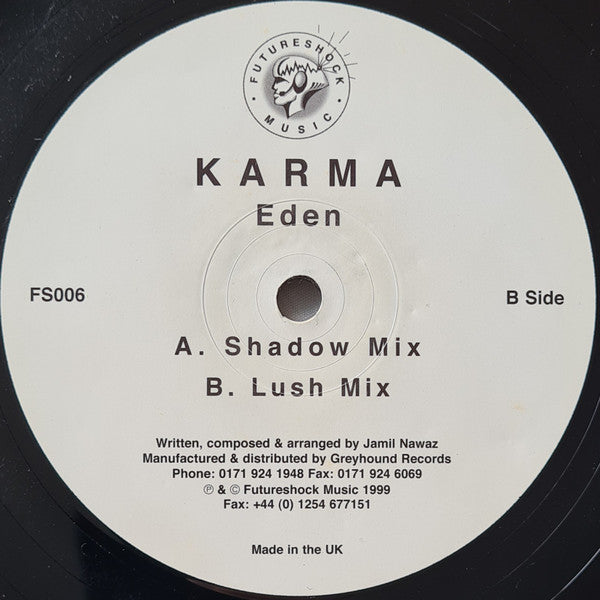 Karma (5) : Eden (12")