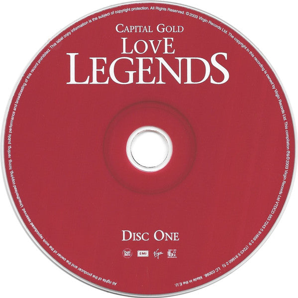 Various : Capital Gold Love Legends  (2xCD, Comp)
