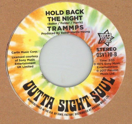The Trammps : Scrub-Board (7", Single, RE)