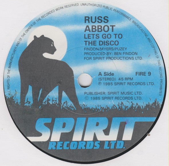 Russ Abbot : Let's Go To The Disco (7", Single)