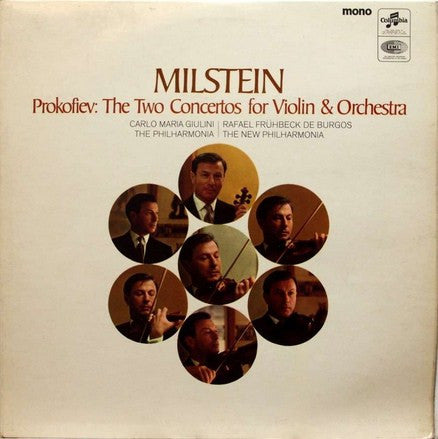 Nathan Milstein, Sergei Prokofiev : The Two Concertos For Violin & Orchestra (LP, Album, Mono)