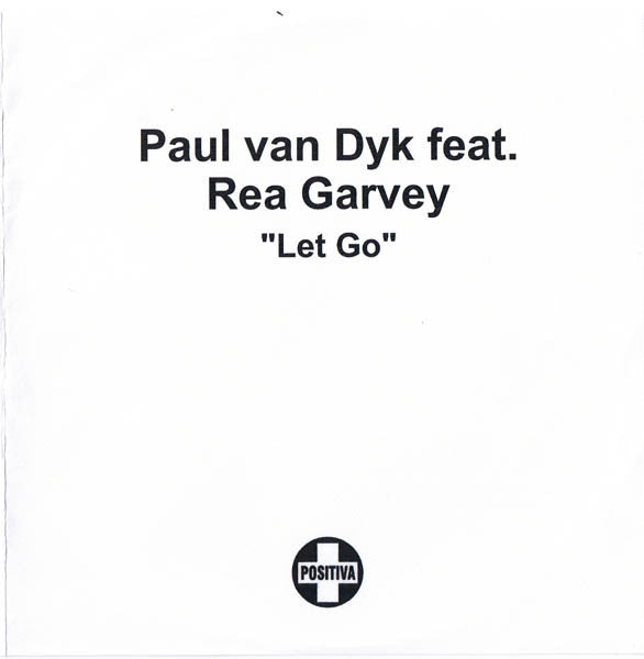 Paul van Dyk Featuring Rea Garvey : Let Go (CDr, Promo)