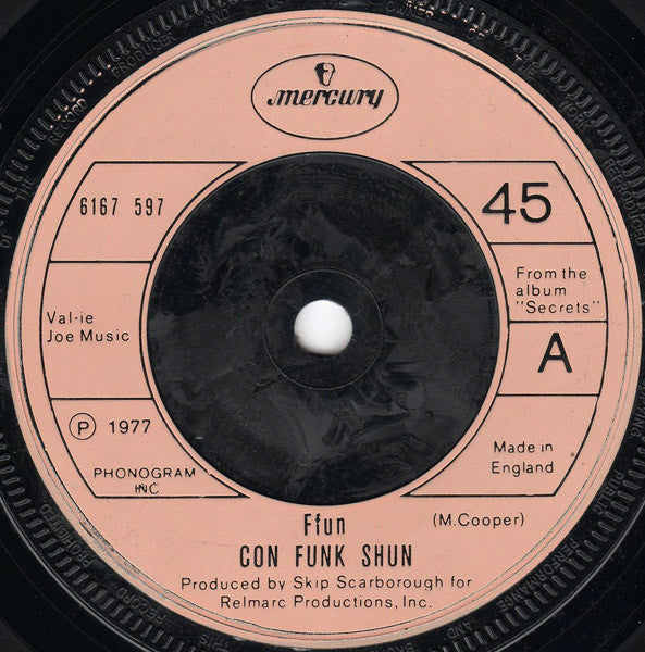 Con Funk Shun : Ffun / I'll Set You Out O.K. (7")