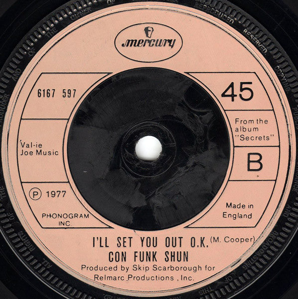 Con Funk Shun : Ffun / I'll Set You Out O.K. (7")