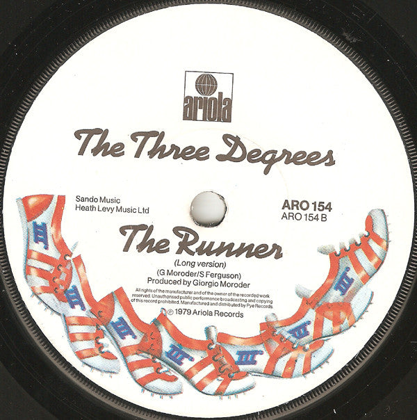 The Three Degrees : The Runner (7", Single, Sol)