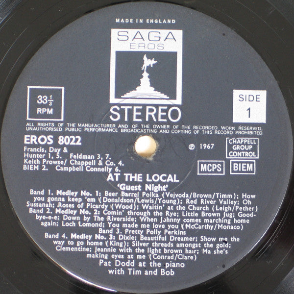 Pat Dodd : 'Guest Night' At The Local (LP)