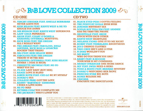 Various : R&B Love Collection 2009 (2xCD, Comp)