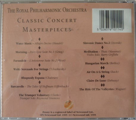 Royal Philharmonic Orchestra : Plays Classic Concert Masterpieces (CD, Album)
