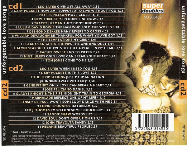 Various : Unforgettable Love Songs (2xCD, Comp)