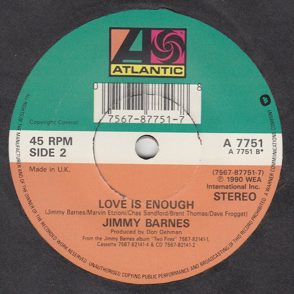 Jimmy Barnes & INXS : Good Times (7", Single)
