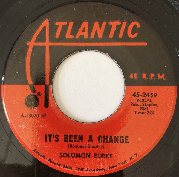 Solomon Burke : Detroit City (7")