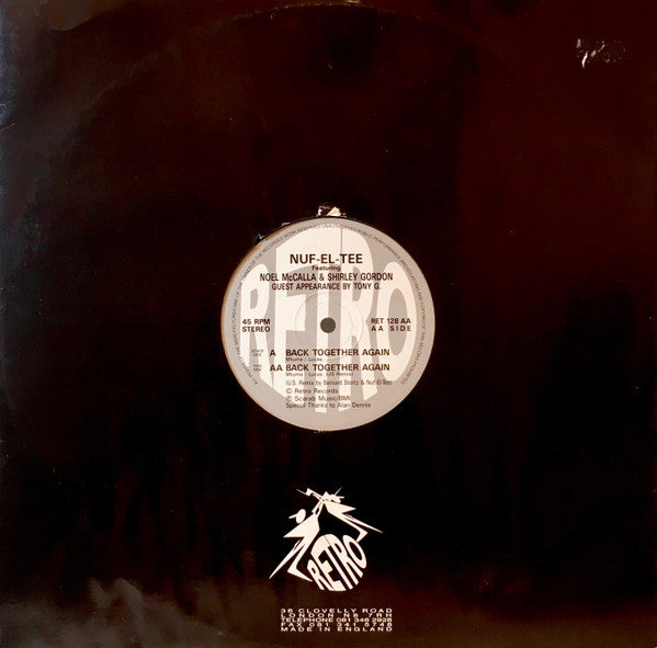 Nuf-El-Tee Featuring Noel McCalla & Shirley Gordon : Back Together Again (12")