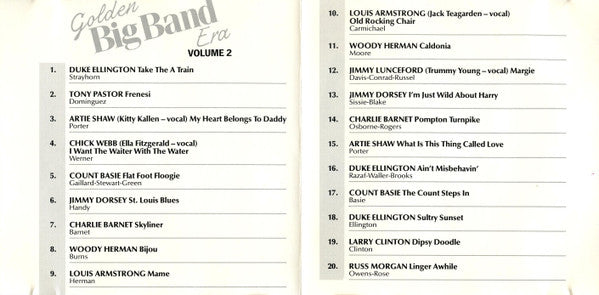 Various : Golden Big Band Era "Volume 2" (CD, Comp, Mono, RM)