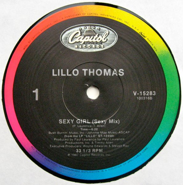 Lillo Thomas : Sexy Girl (12")