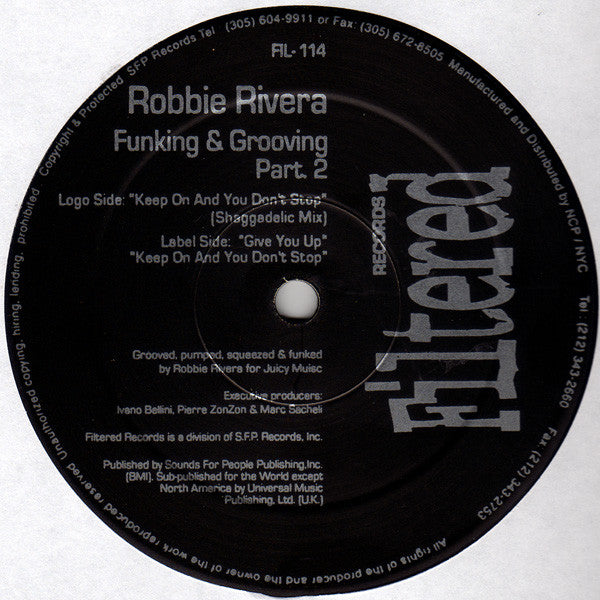 Robbie Rivera : Funking & Grooving Part 2 (12")